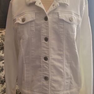 Buffalo David Bitton White Denim Jacket